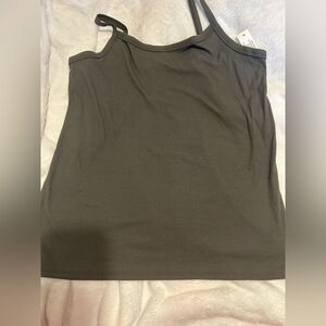 NWT No Boundaries Green Tank Top with Rounded Neckline